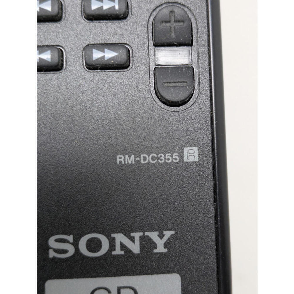 Sony RM-DC355 CD Remote Control Black Infrared | Tested And Working, OEM Genuine - Picture 2 of 5